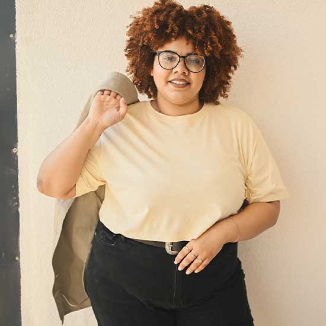 A Chubby Beautiful Woman